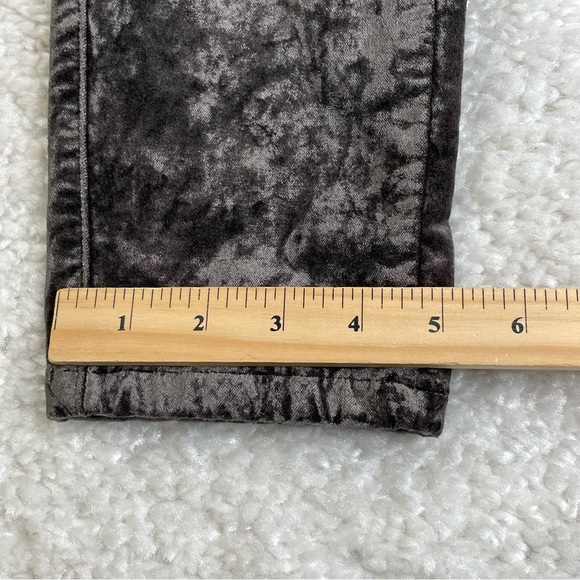 PAIGE Hoxton Ultra Skinny Velvet Jeans, size 25, gray, event work to play party - Picture 13 of 14